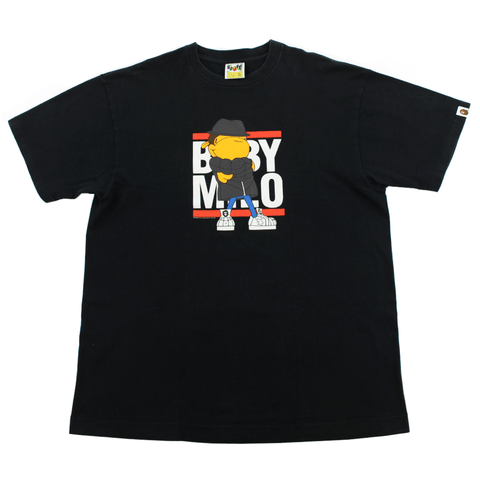 T-shirt Bape Baby Milo Run DMC noir