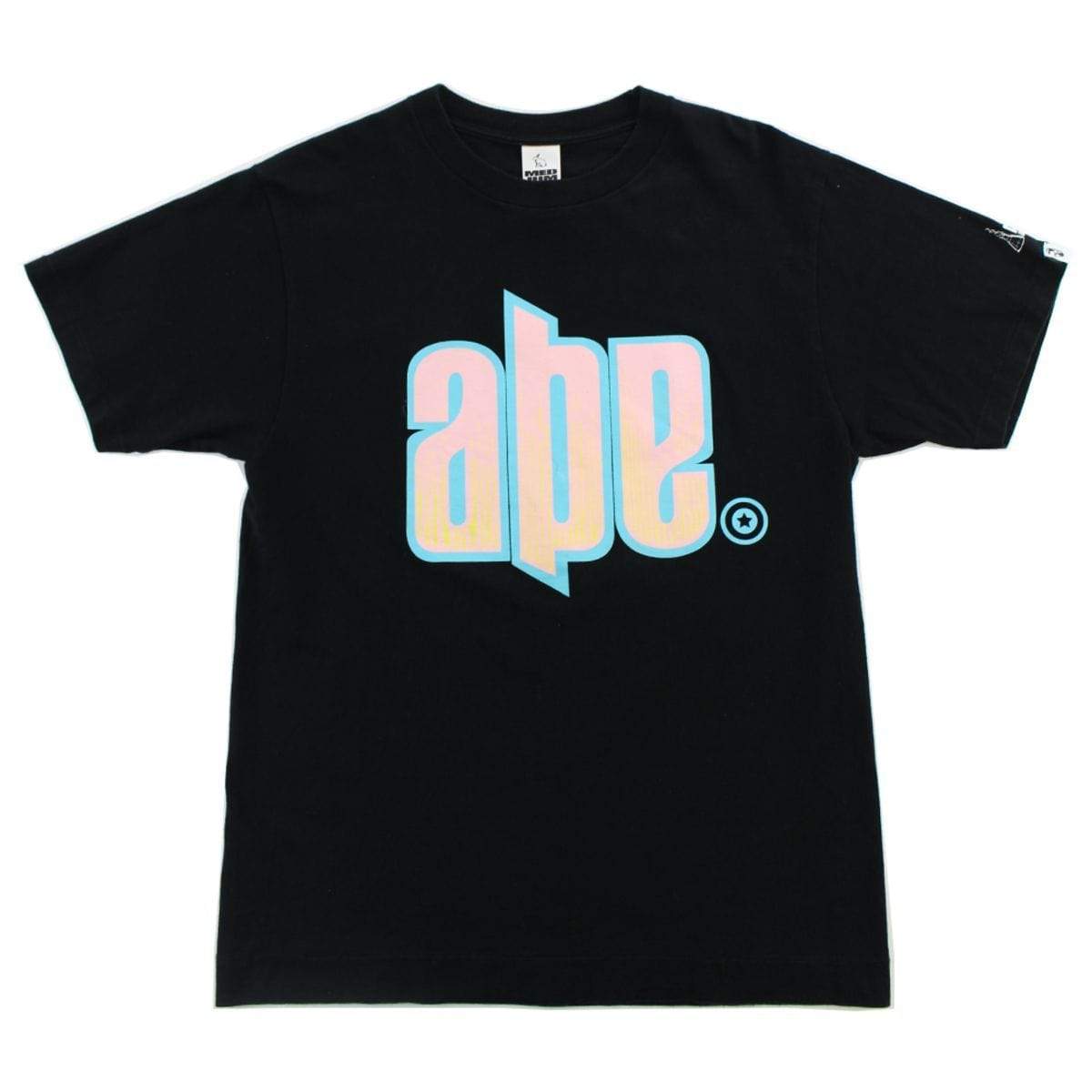 Bape Dr Ape Gradient Text Tee Black - SaruGeneral