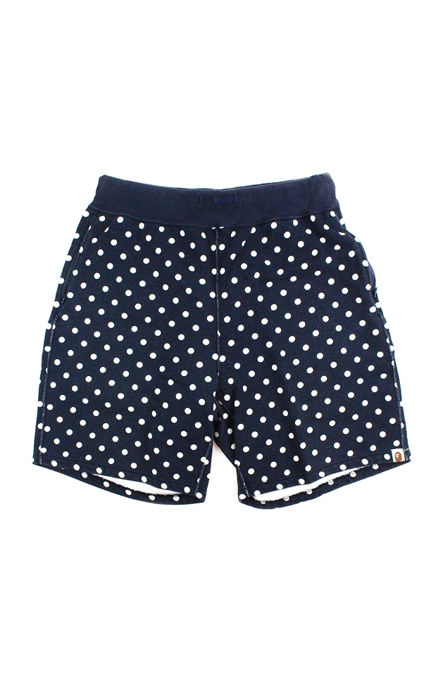 Bape Polkadot Shorts Navy - SaruGeneral