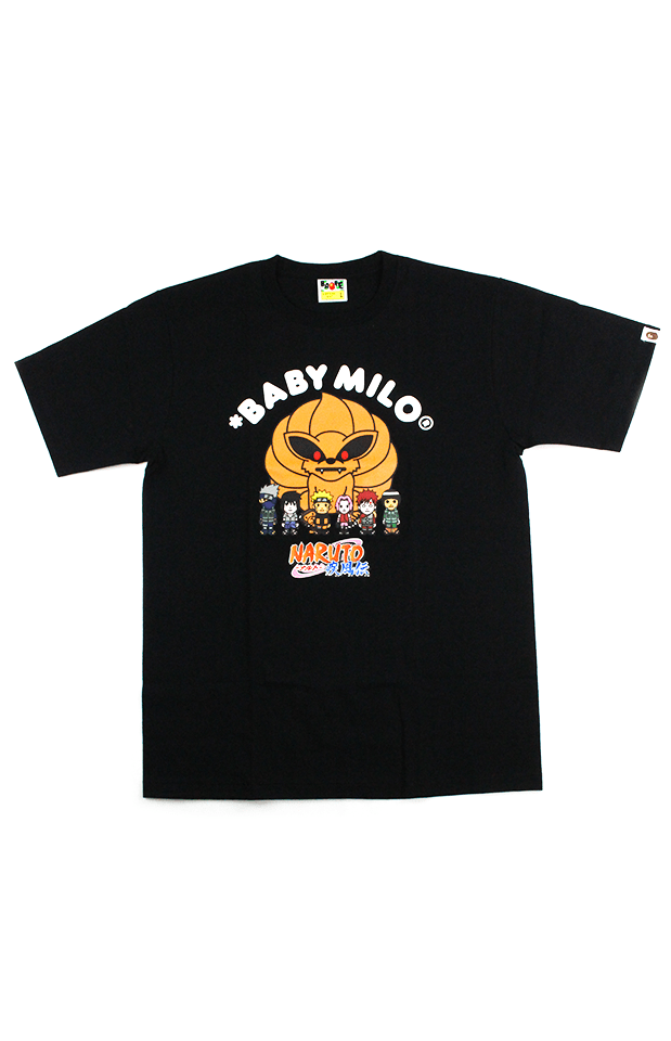 Bape x Naruto Tee Black - SaruGeneral
