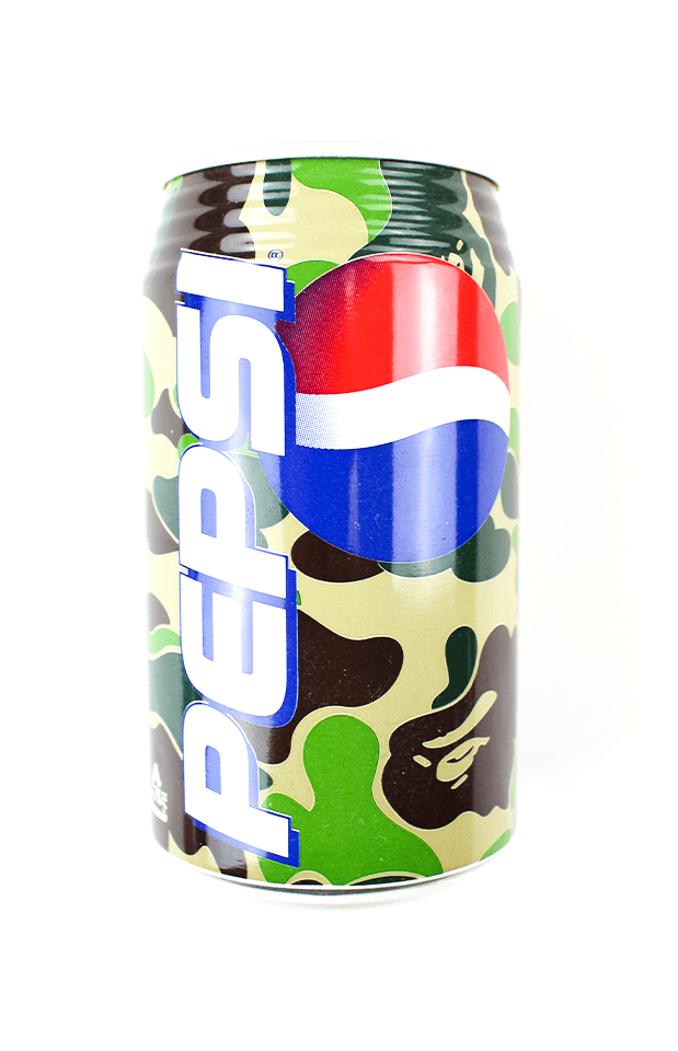 Bape x Pepsi ABC Camo Cans - SaruGeneral