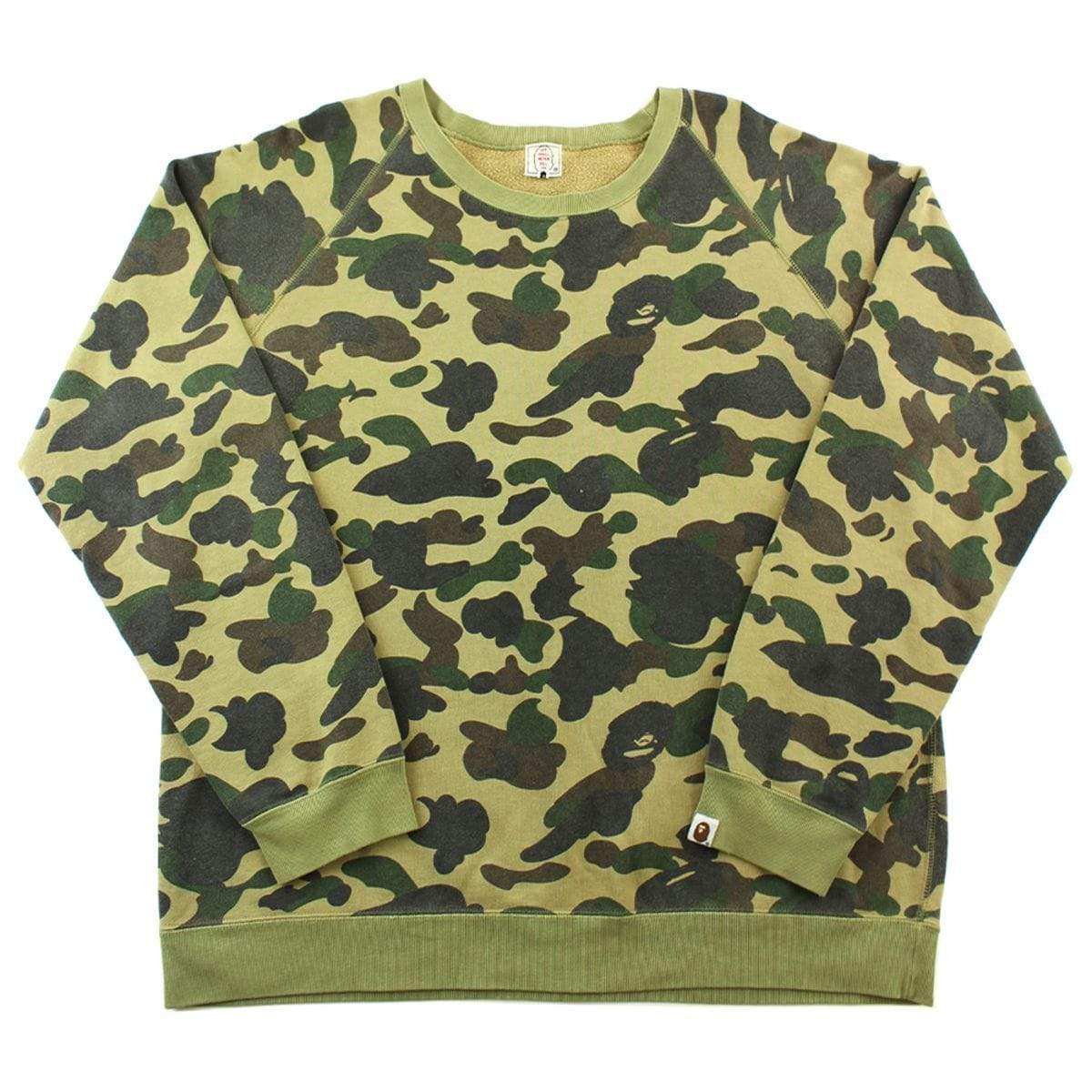 Bape 1st Green Camo Crewneck - SaruGeneral