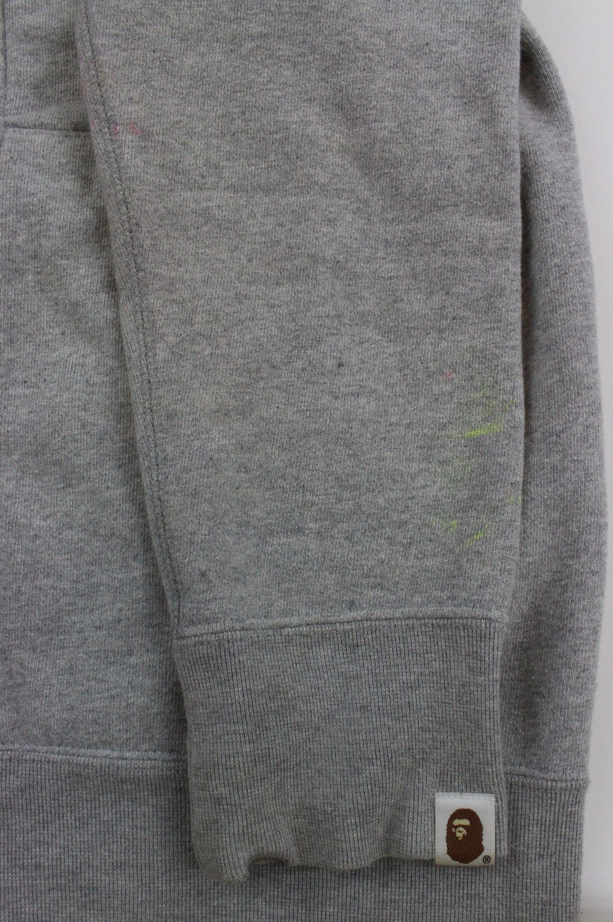 Bape 1st Green Camo Shark Face Hoodie Grey - SaruGeneral