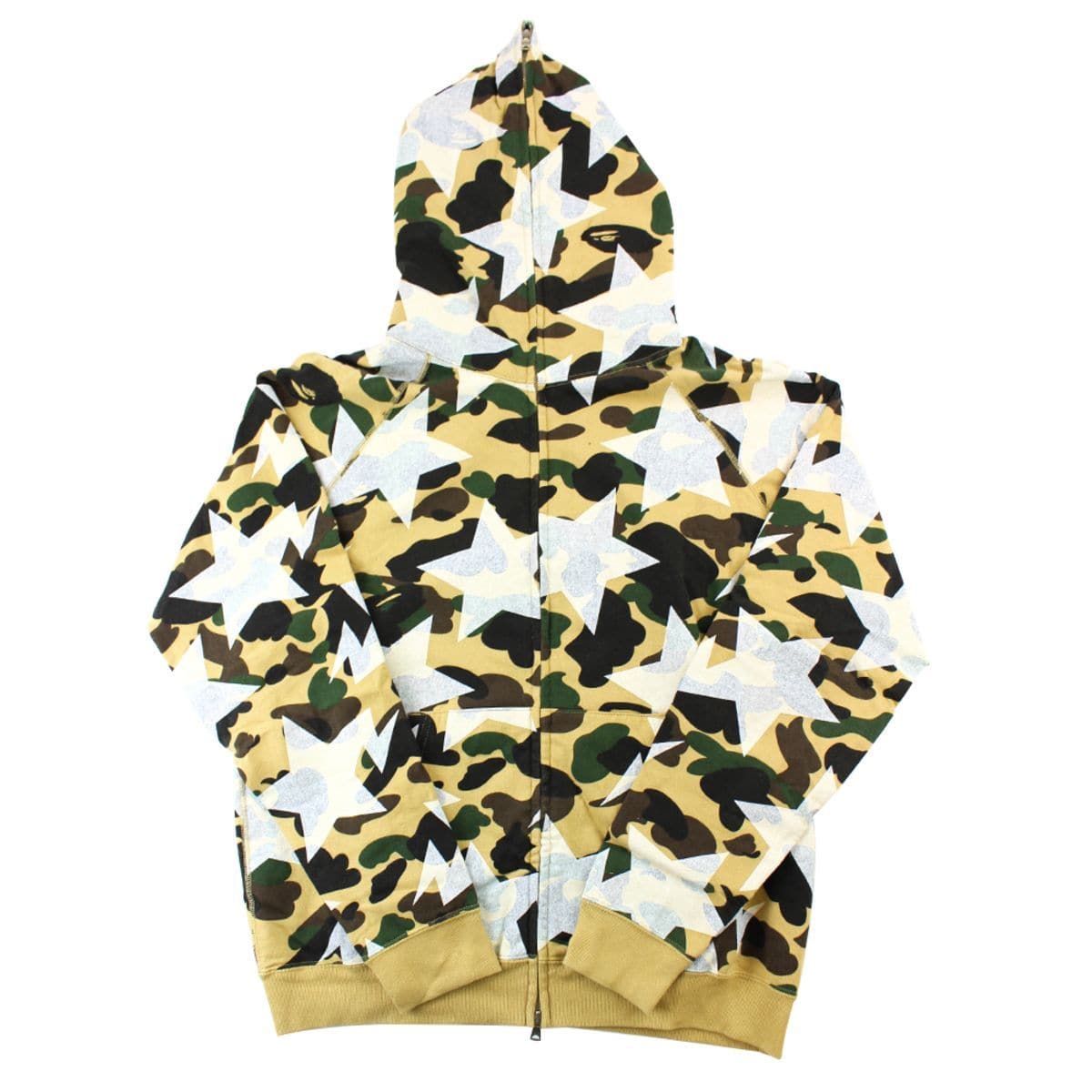 Bape 1st Yellow Camo Bapesta All Over Full Zip - SaruGeneral
