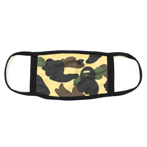 Bape 1st Yellow Camo Facemask