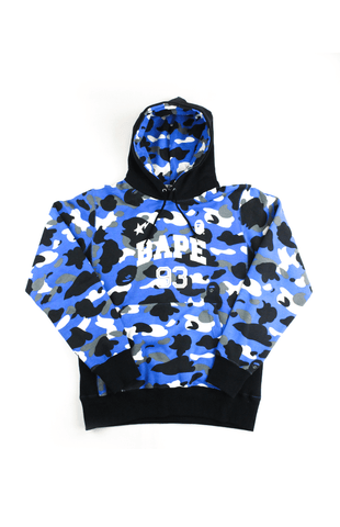 Bape 93 Blue Camo Hoodie
