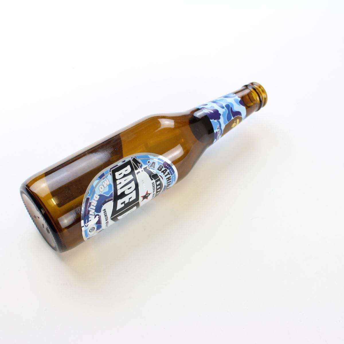 Bape ABC Blue Camo Beer Bottle - SaruGeneral