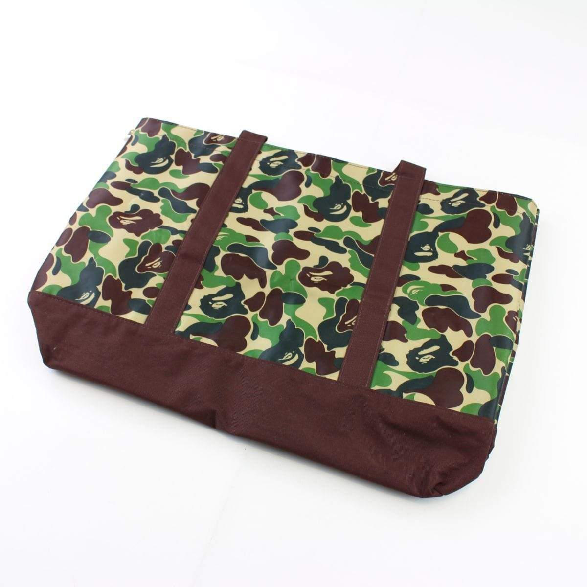 Bape ABC Green Brown Camo Tote Bag - SaruGeneral