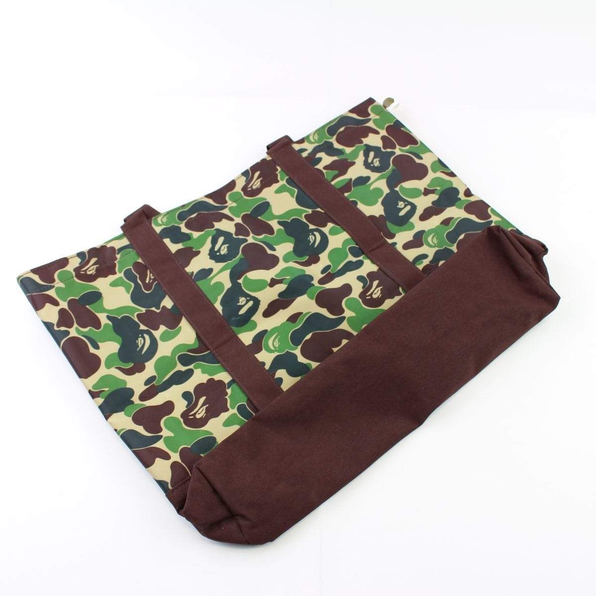 Bape ABC Green Brown Camo Tote Bag - SaruGeneral