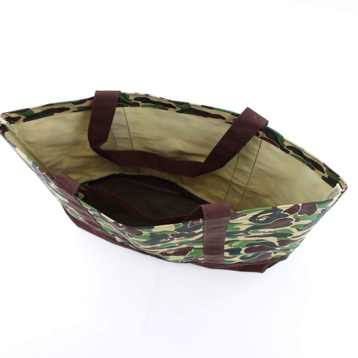 Bape ABC Green Brown Camo Tote Bag - SaruGeneral