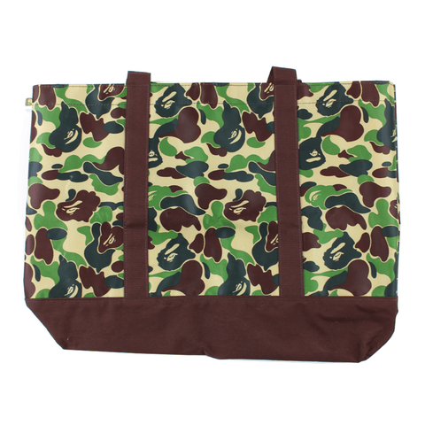 Bape ABC Green Brown Camo Tote Bag