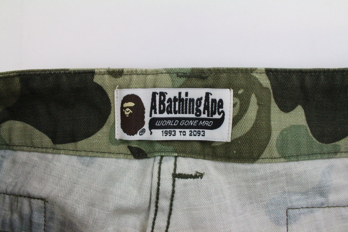 Bape ABC Green Camo Pants - SaruGeneral