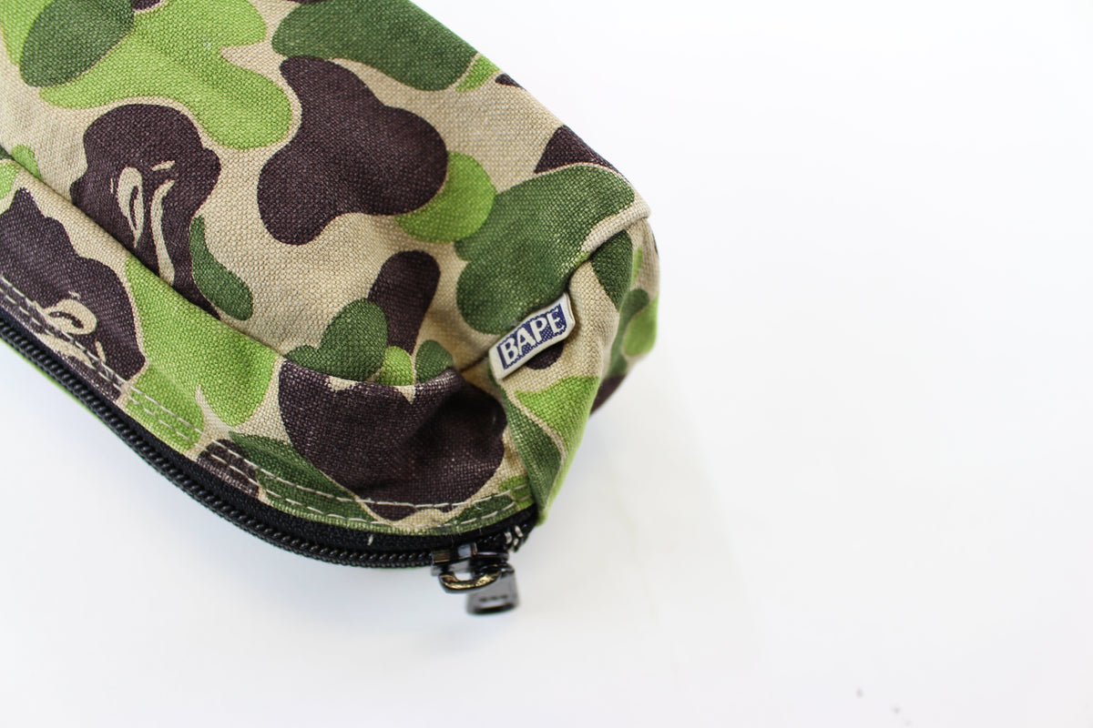 Bape ABC Green Camo Pencil Case - SaruGeneral