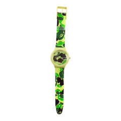 Bape ABC Green Camo Watch