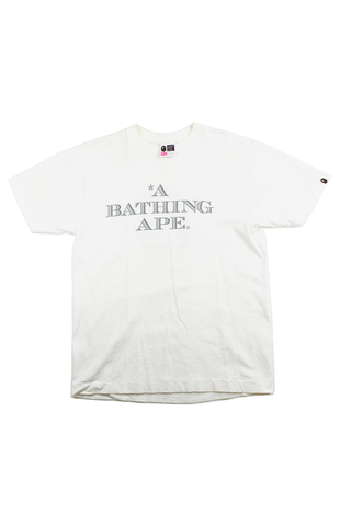 T-shirt Bape A Bathing Ape Dollar B blanc