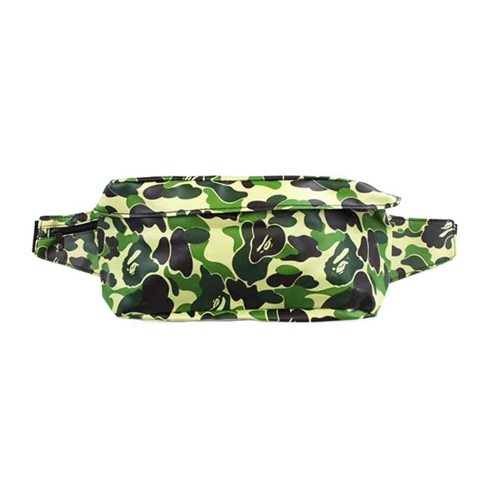 Bape Abc Green Camo E Mook Hip Bag - SaruGeneral