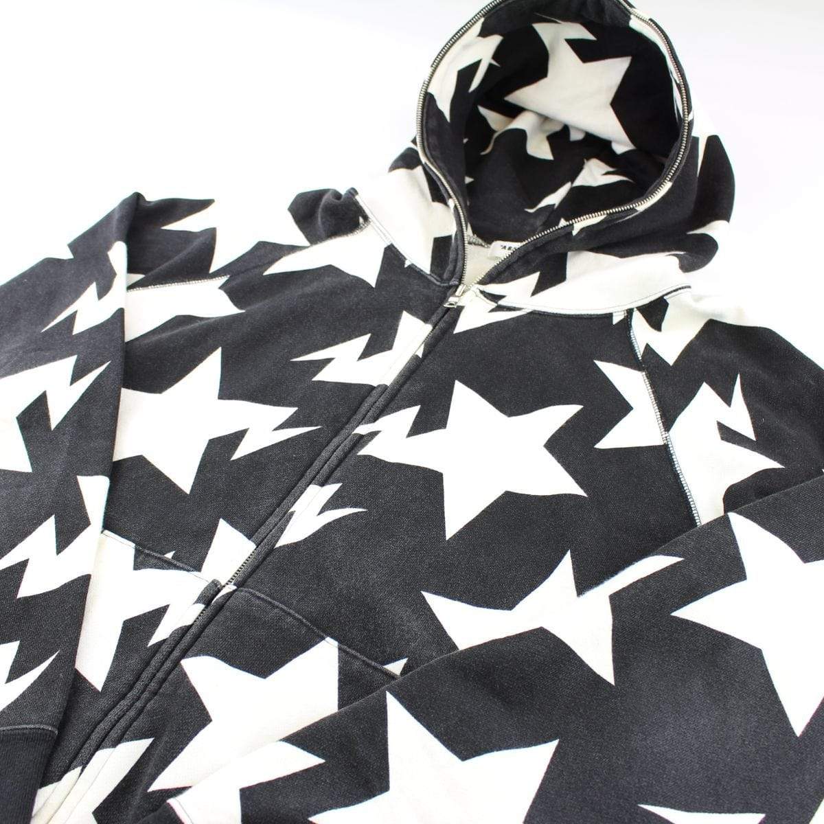 Bape All Over Bapesta Print Full Zip Black - SaruGeneral