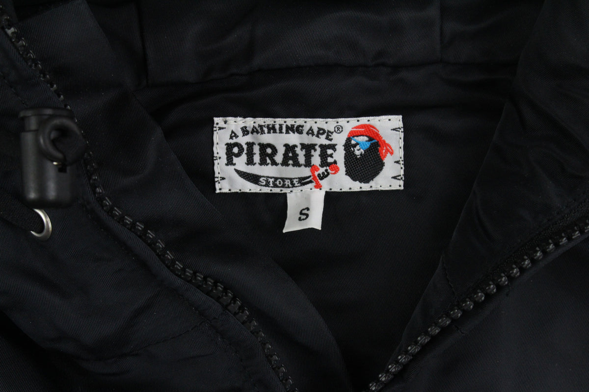 Bape pirate store Crossbones full zip jacket Black - SaruGeneral