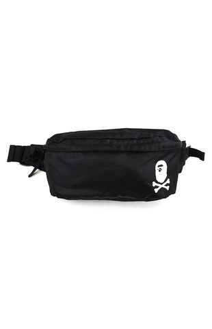 Sac banane Bape Ape Head Crossbones noir