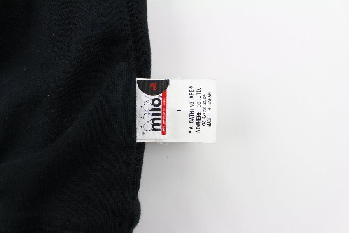 Bape Baby Milo Black Reversible Grey Crewneck - SaruGeneral