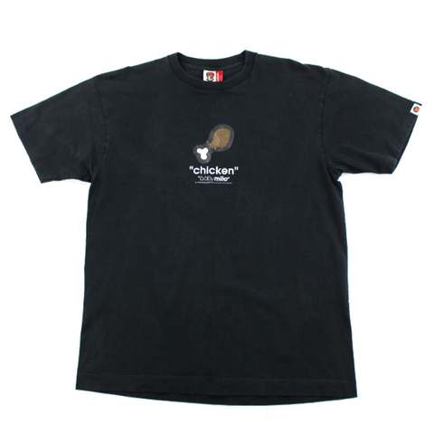 T-shirt Bape Baby Milo Chicken Leg noir