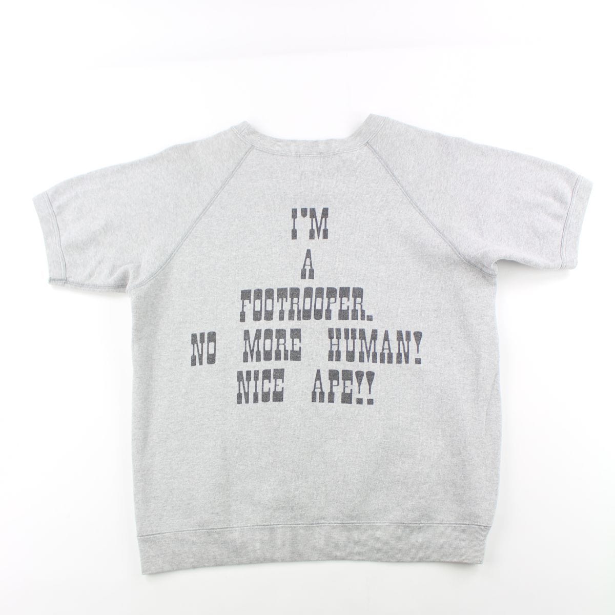 Bape Baby Milo Generals SS Crewneck Grey - SaruGeneral