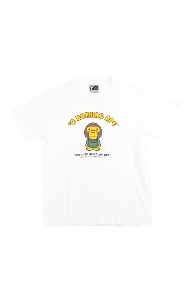 Bape Baby Milo Generals Tee White - SaruGeneral