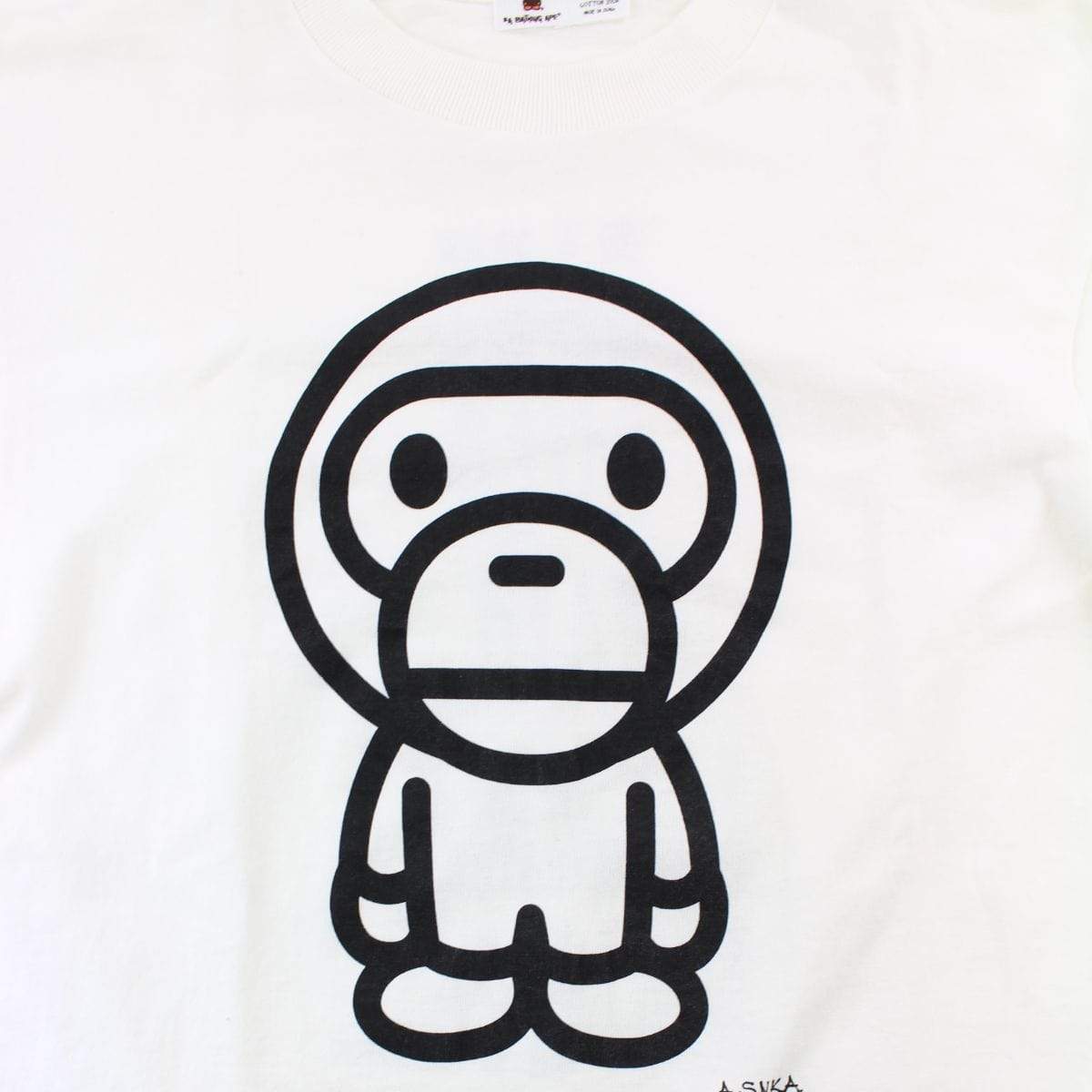 Bape Baby Milo figure LS White - SaruGeneral