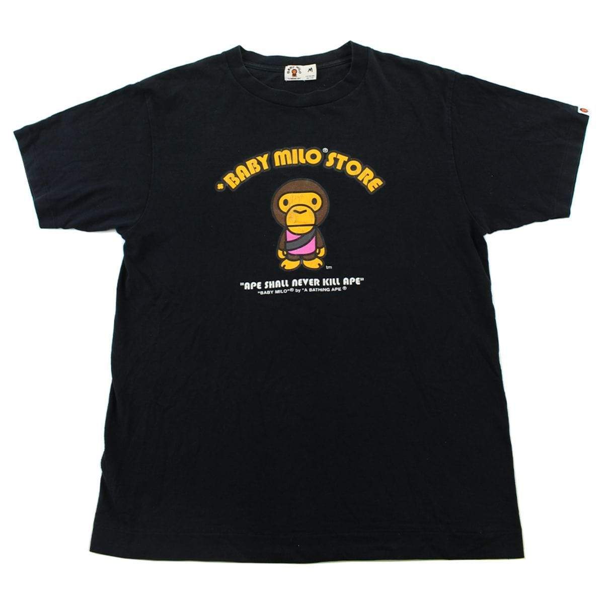 Bape Baby Milo Store figure Tee Black - SaruGeneral