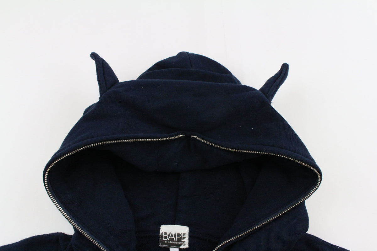 Bape Batman Full Zip Hoodie Black - SaruGeneral