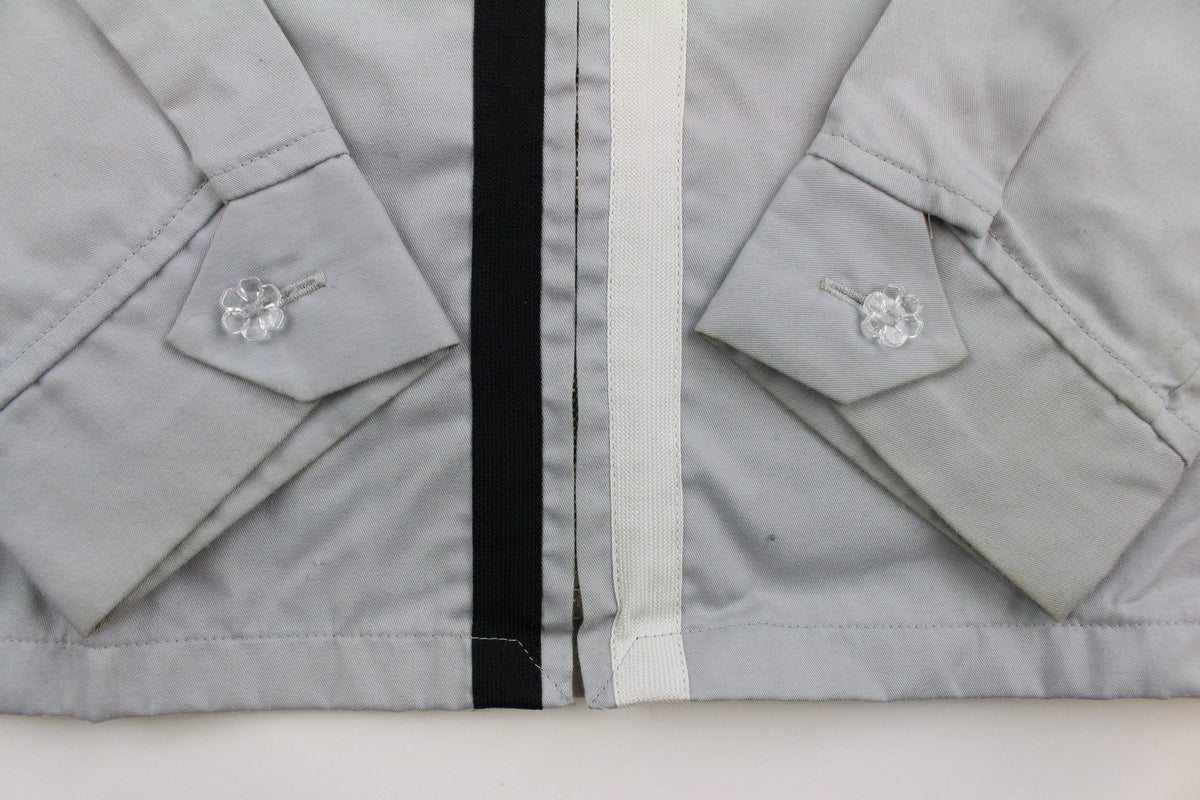 Bape Black Big Ape Coach Jacket Grey - SaruGeneral