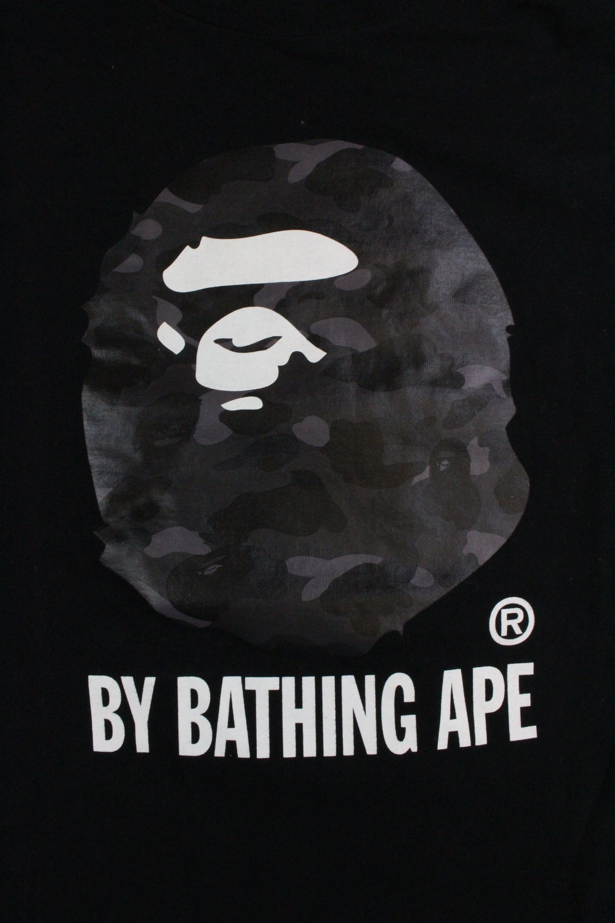 Bape Black Camo Big Ape Tee Black - SaruGeneral
