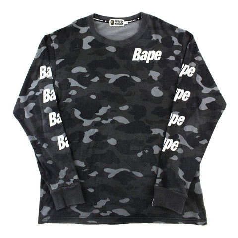 Bape Black Camo LS