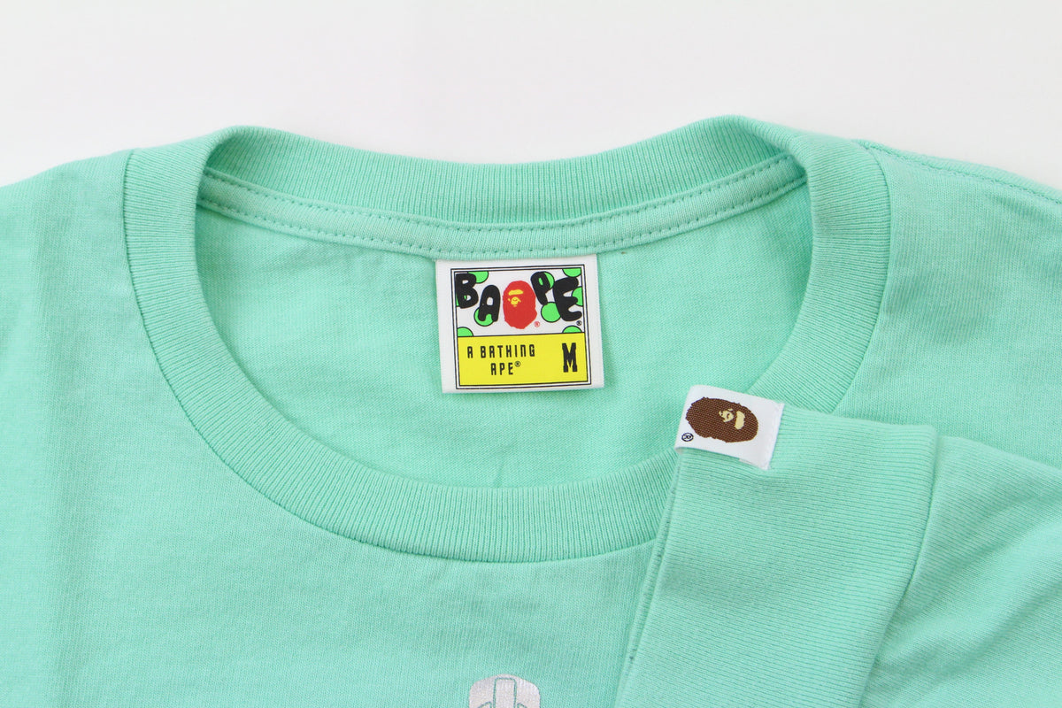 Bape Black Shark Face LS Turquoise - SaruGeneral