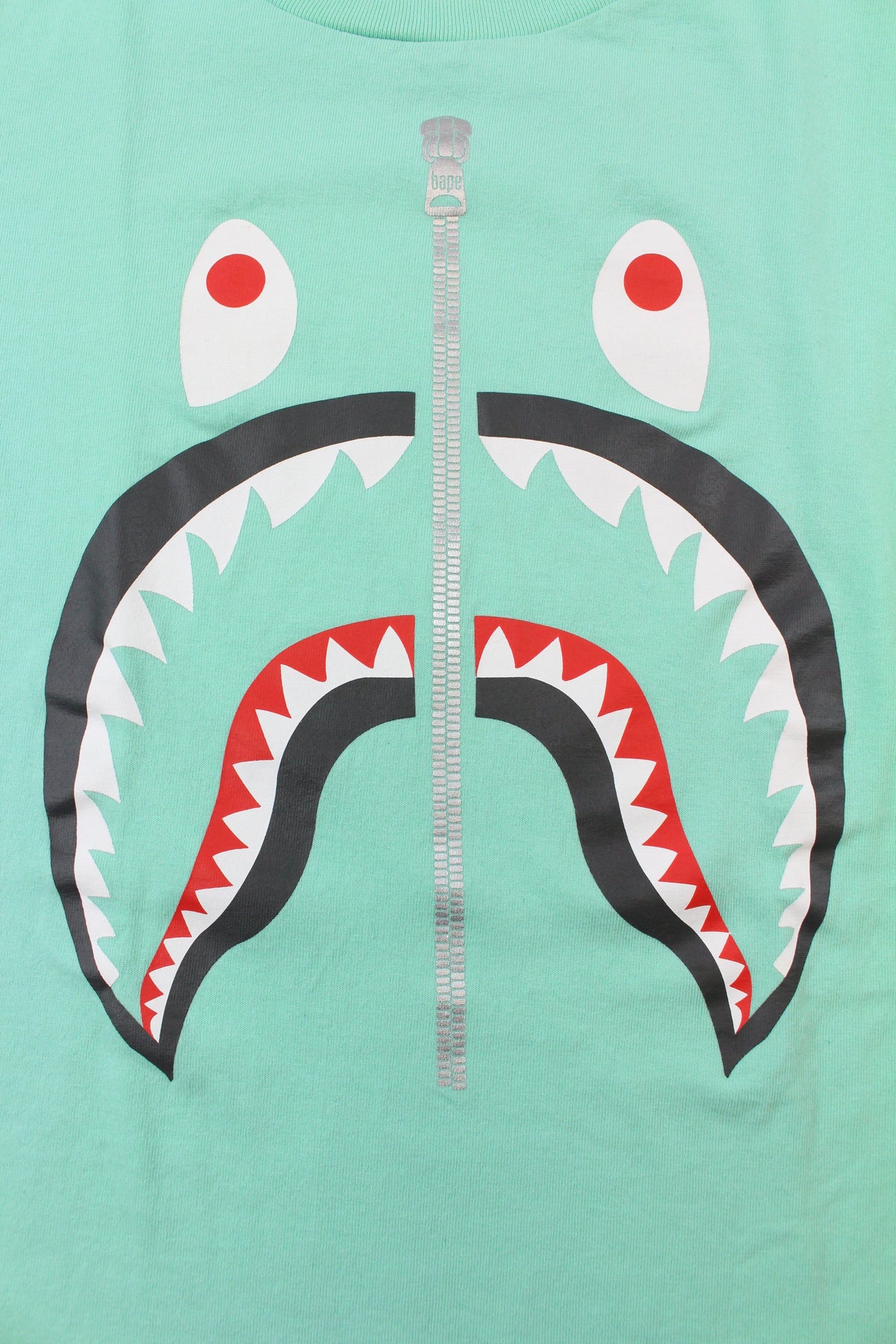 Bape Black Shark Face LS Turquoise - SaruGeneral