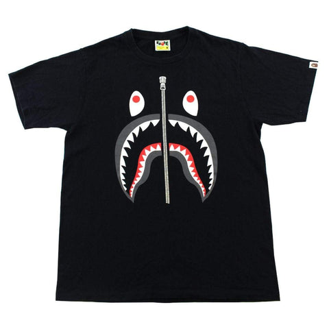 T-shirt Bape Black Shark Face Noir