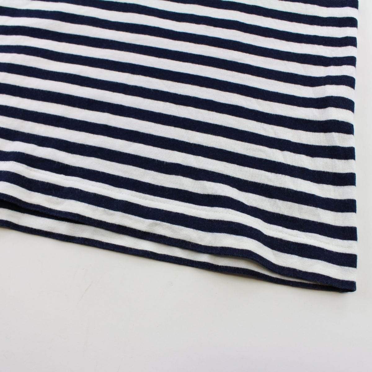 Bape Black White Striped SS Tee - SaruGeneral