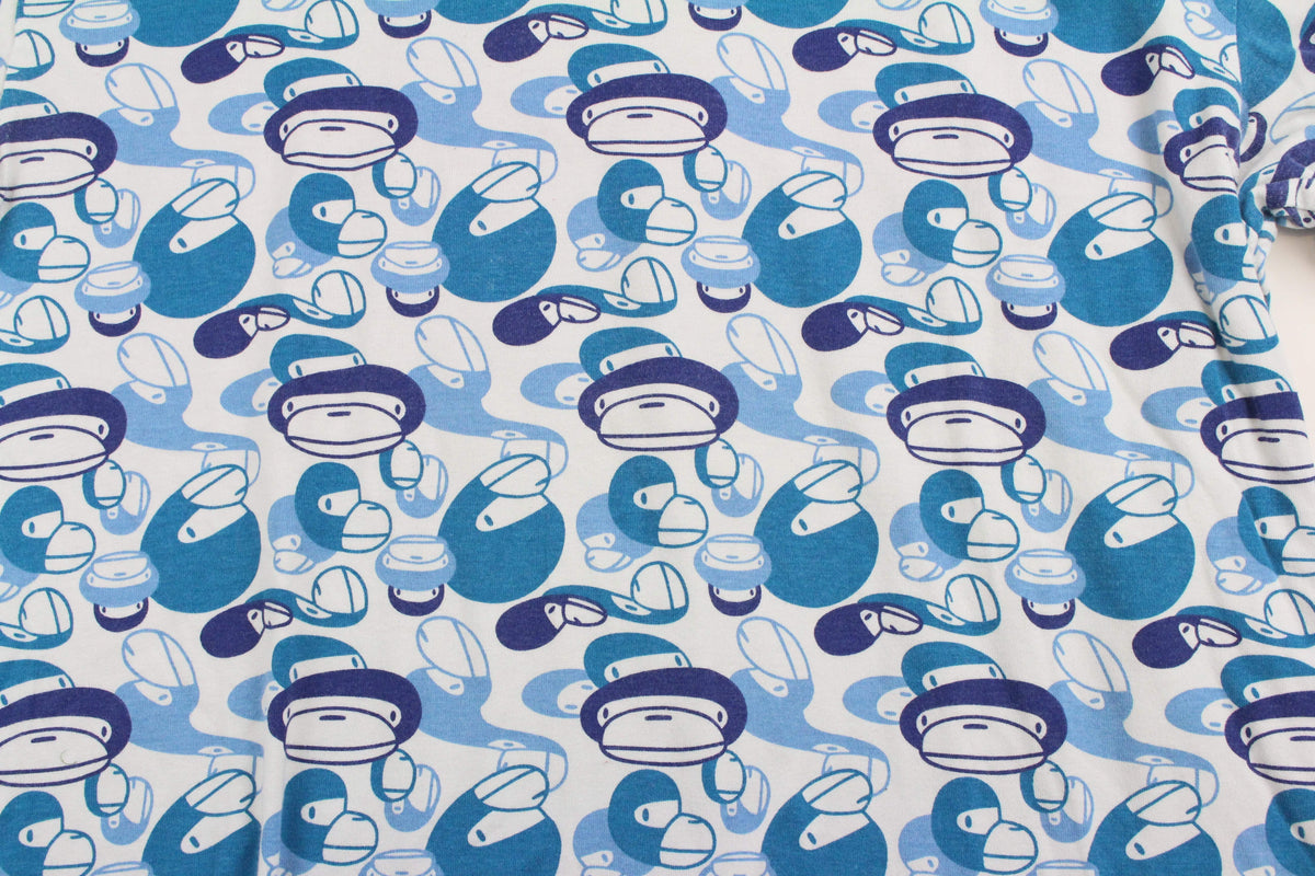 Bape Blue Baby Milo Camo LS Reversible - SaruGeneral