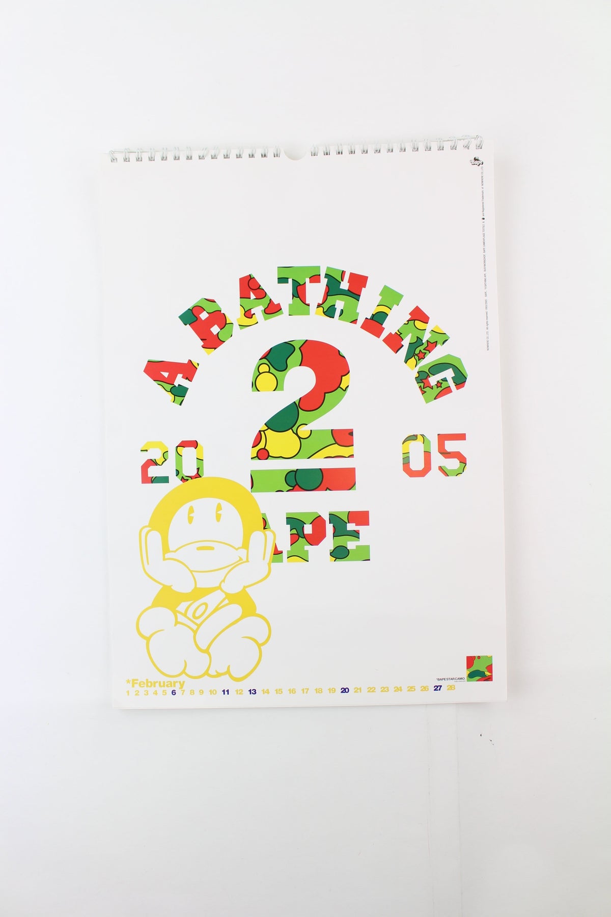 Bape Calendar 05 - SaruGeneral