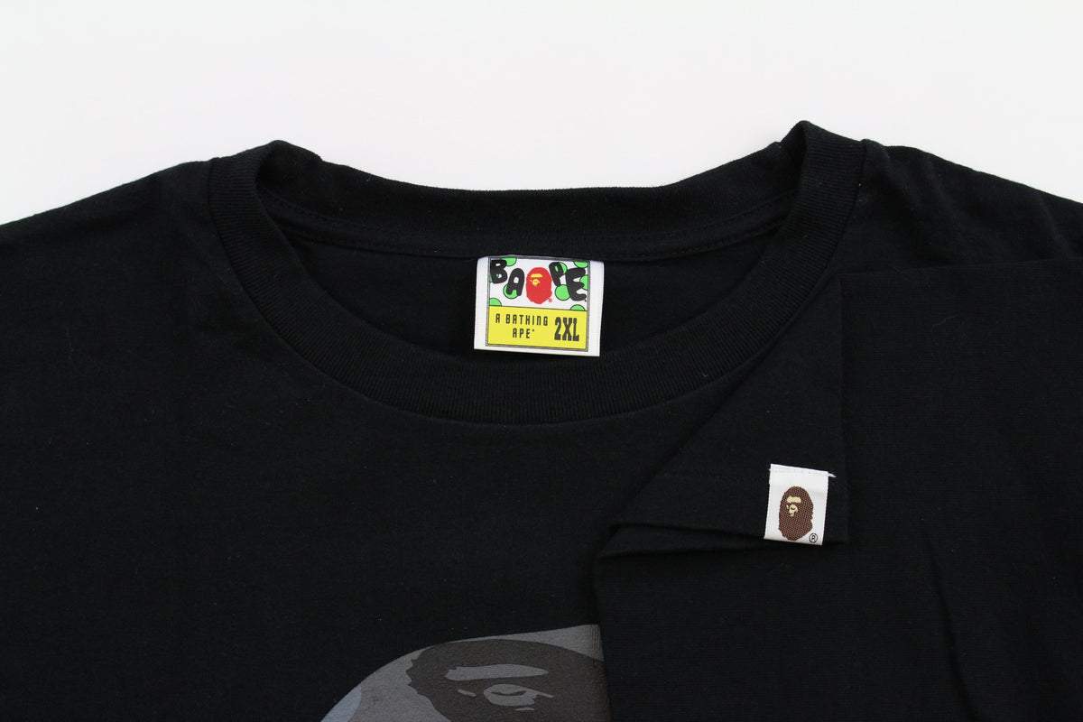 Bape City Camo Big Ape Logo Tee Black - SaruGeneral