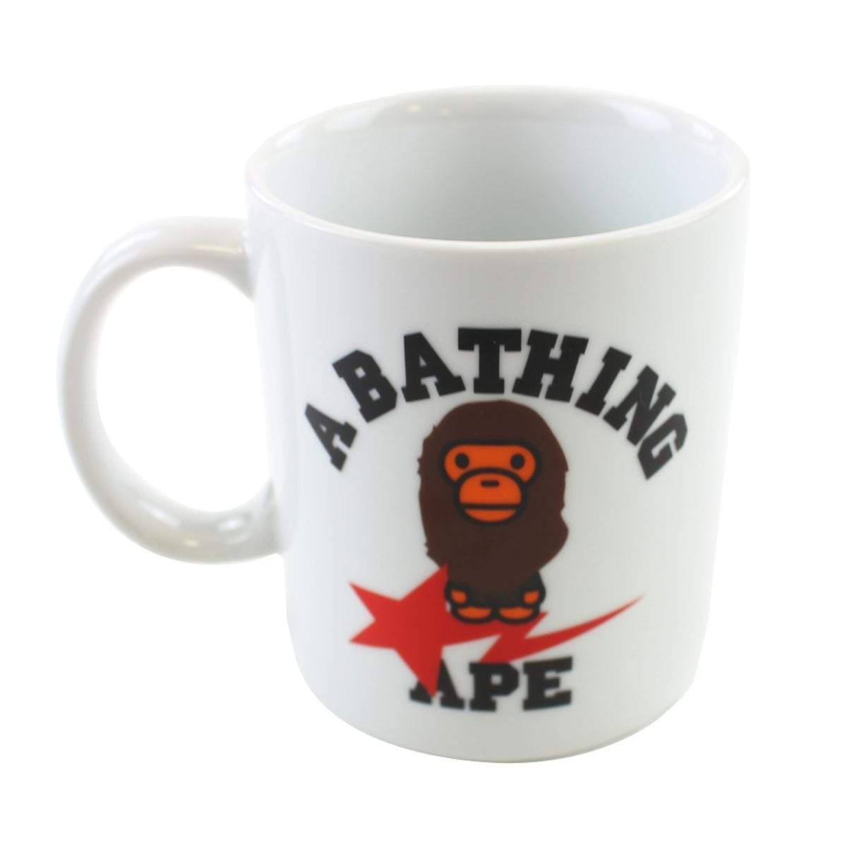 Bape College Logo Ape Milo Logo Bapesta Mug White - SaruGeneral