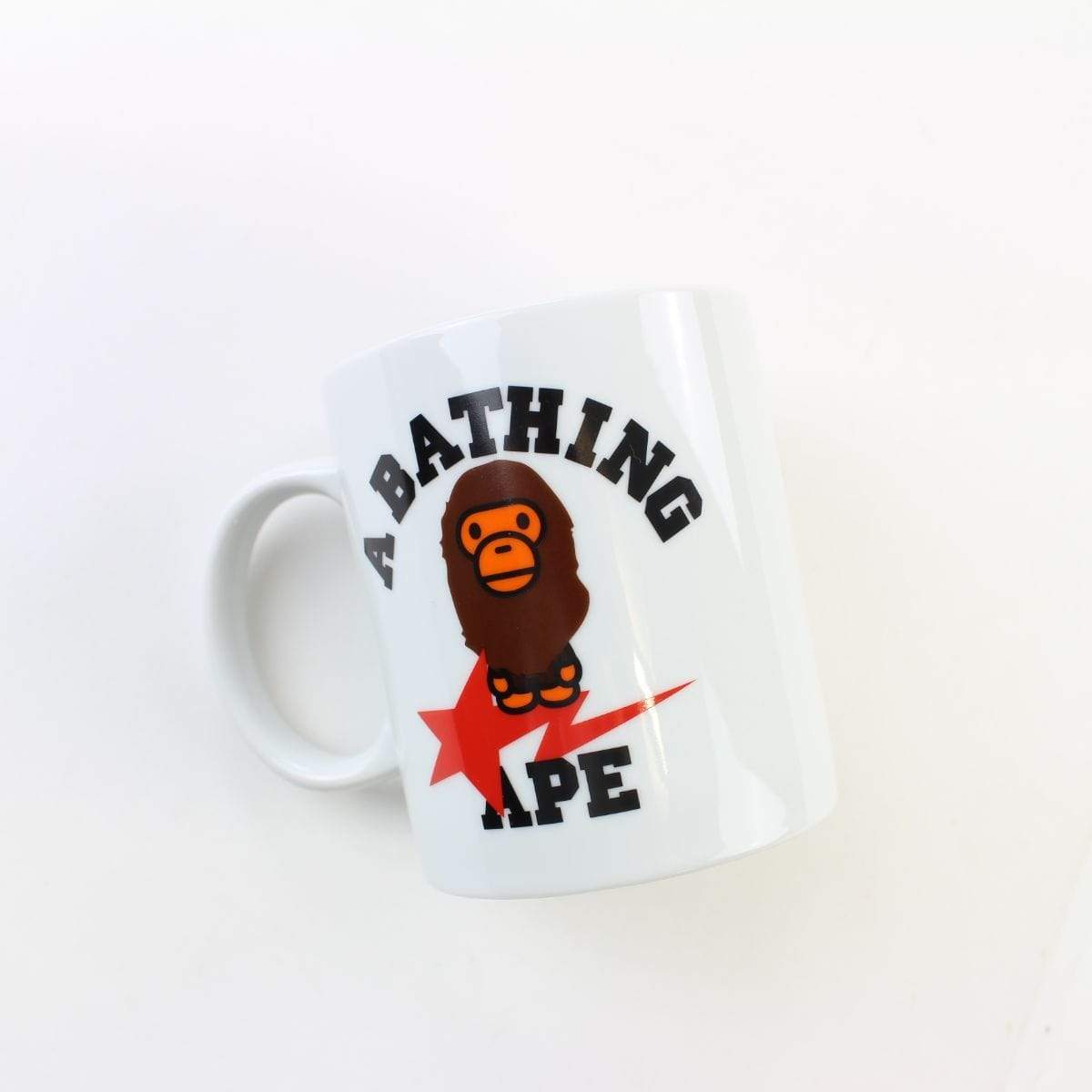 Bape College Logo Ape Milo Logo Bapesta Mug White - SaruGeneral