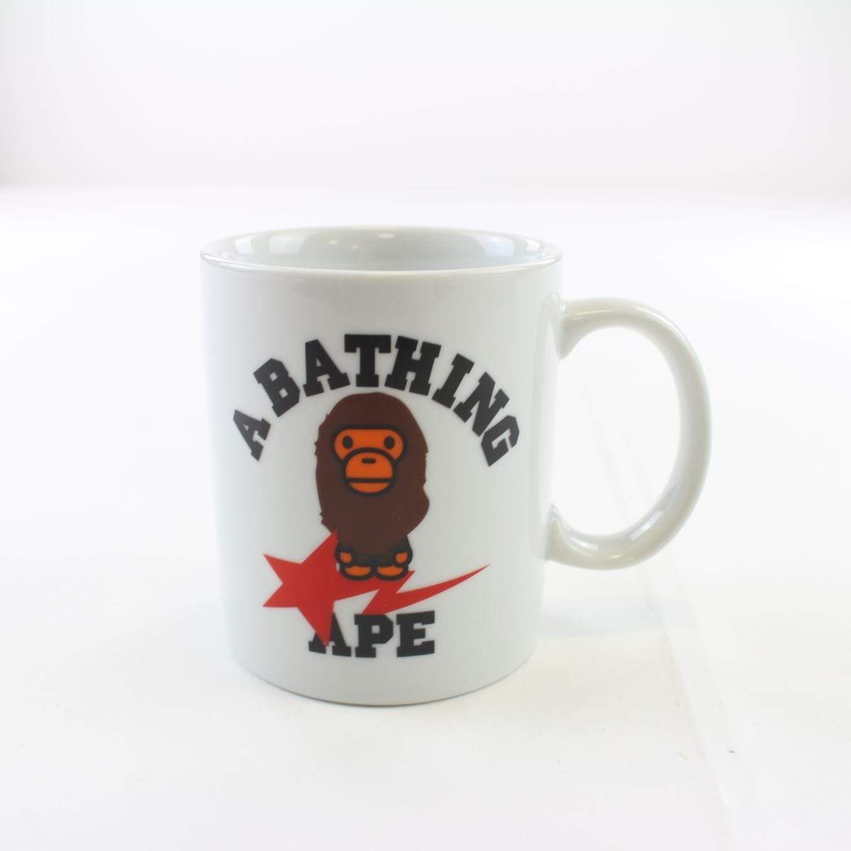 Bape College Logo Ape Milo Logo Bapesta Mug White - SaruGeneral