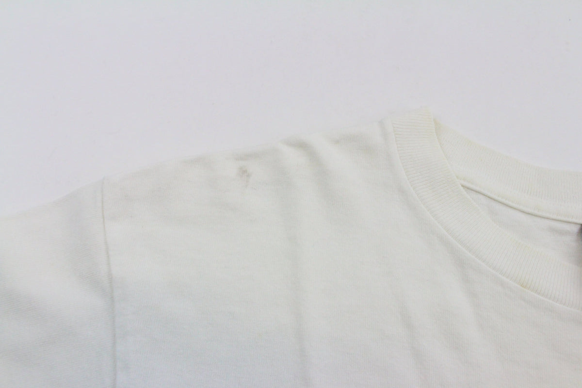 Bape Green & Red Plaid Big Ape Logo Tee White - SaruGeneral