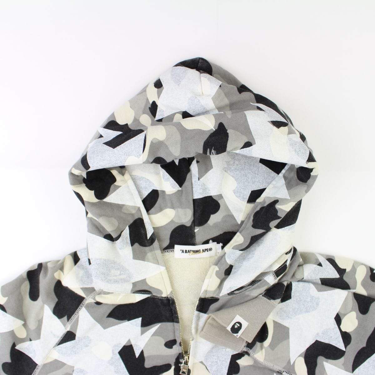 Bape Grey Camo Bapesta Full Zip - SaruGeneral