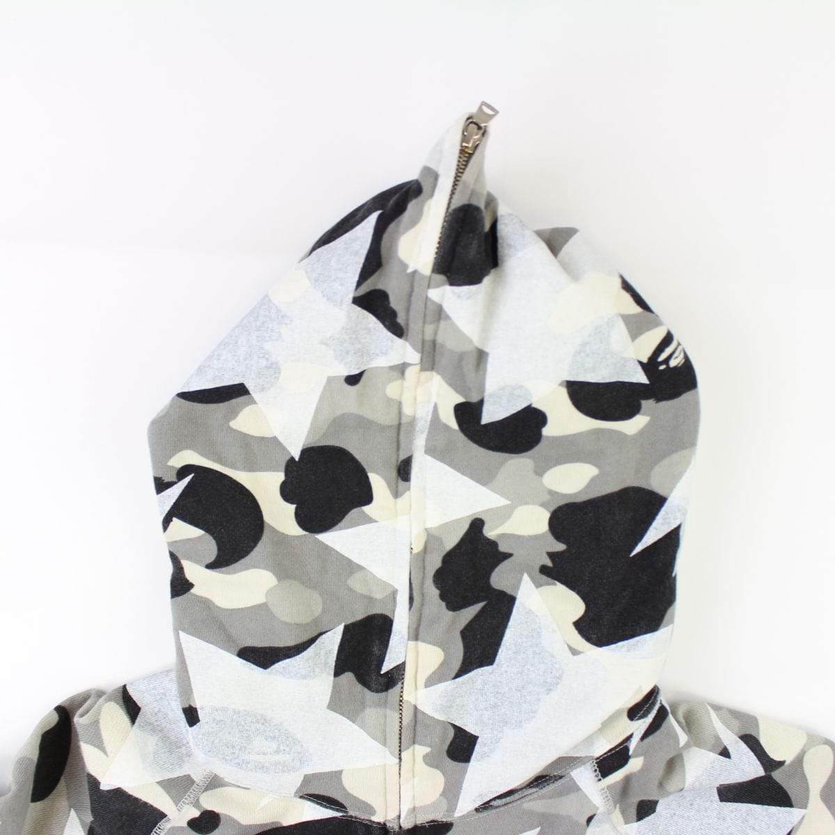Bape Grey Camo Bapesta Full Zip - SaruGeneral