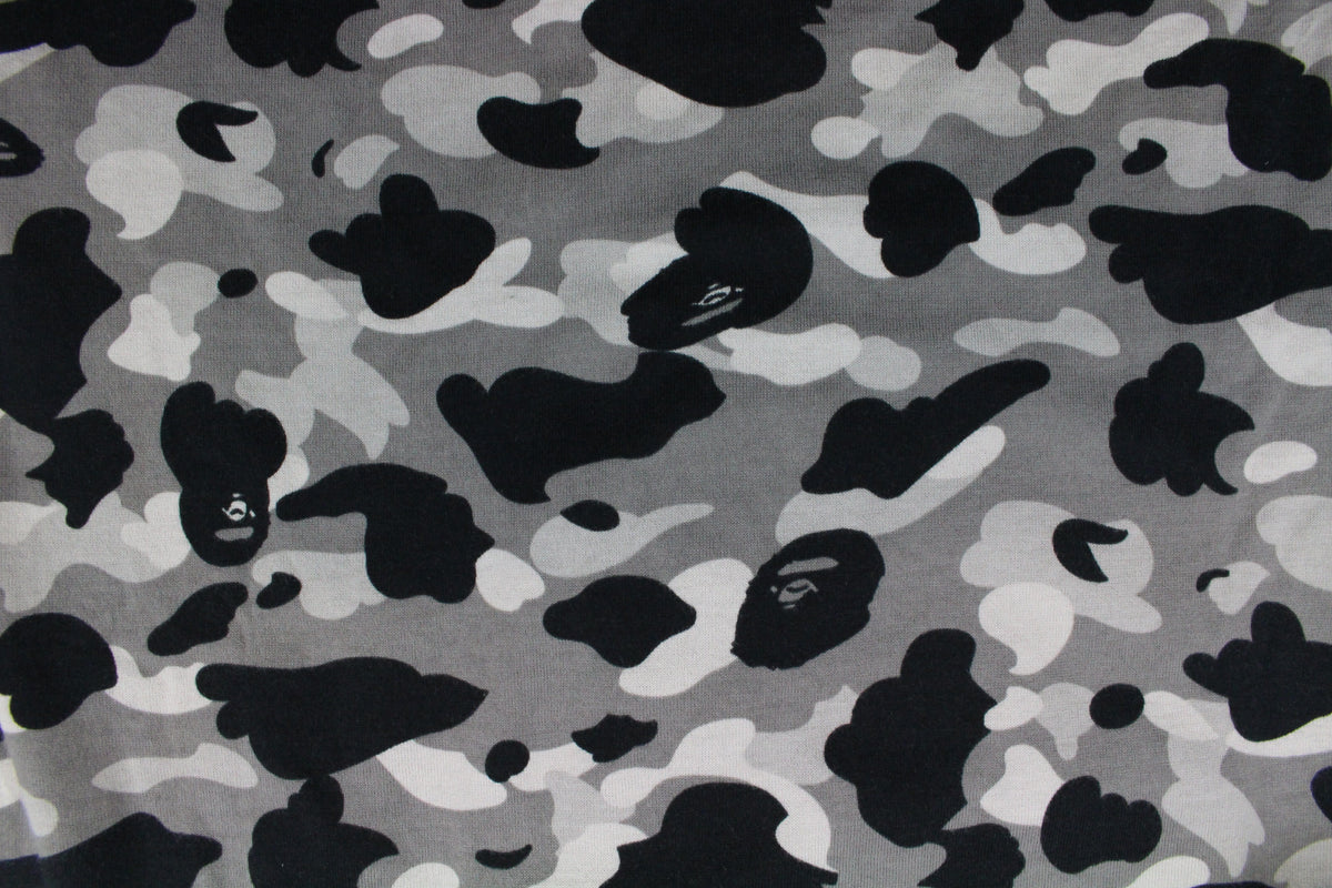 Bape Grey Camo Reverse LS Black - SaruGeneral