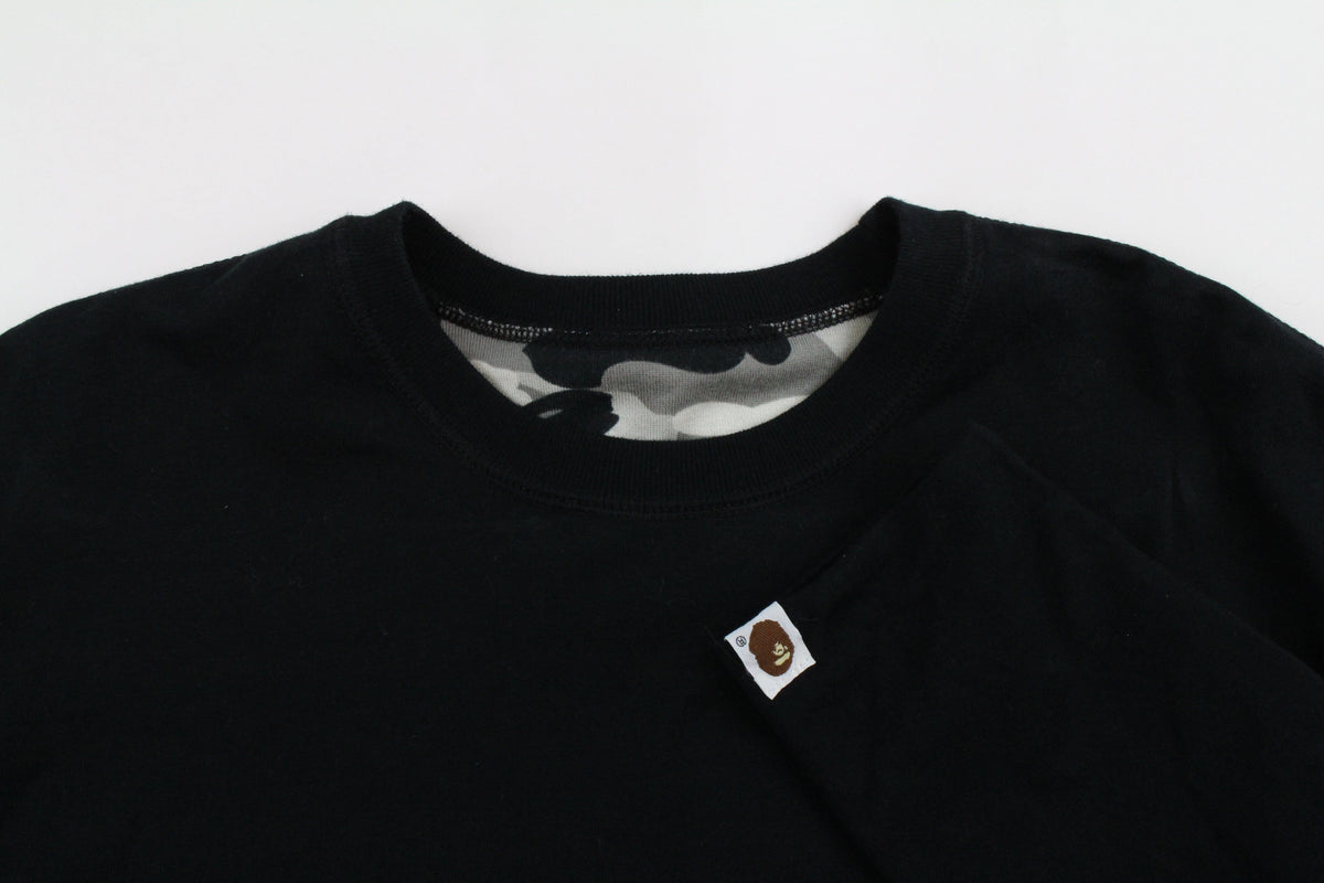 Bape Grey Camo Reverse LS Black - SaruGeneral