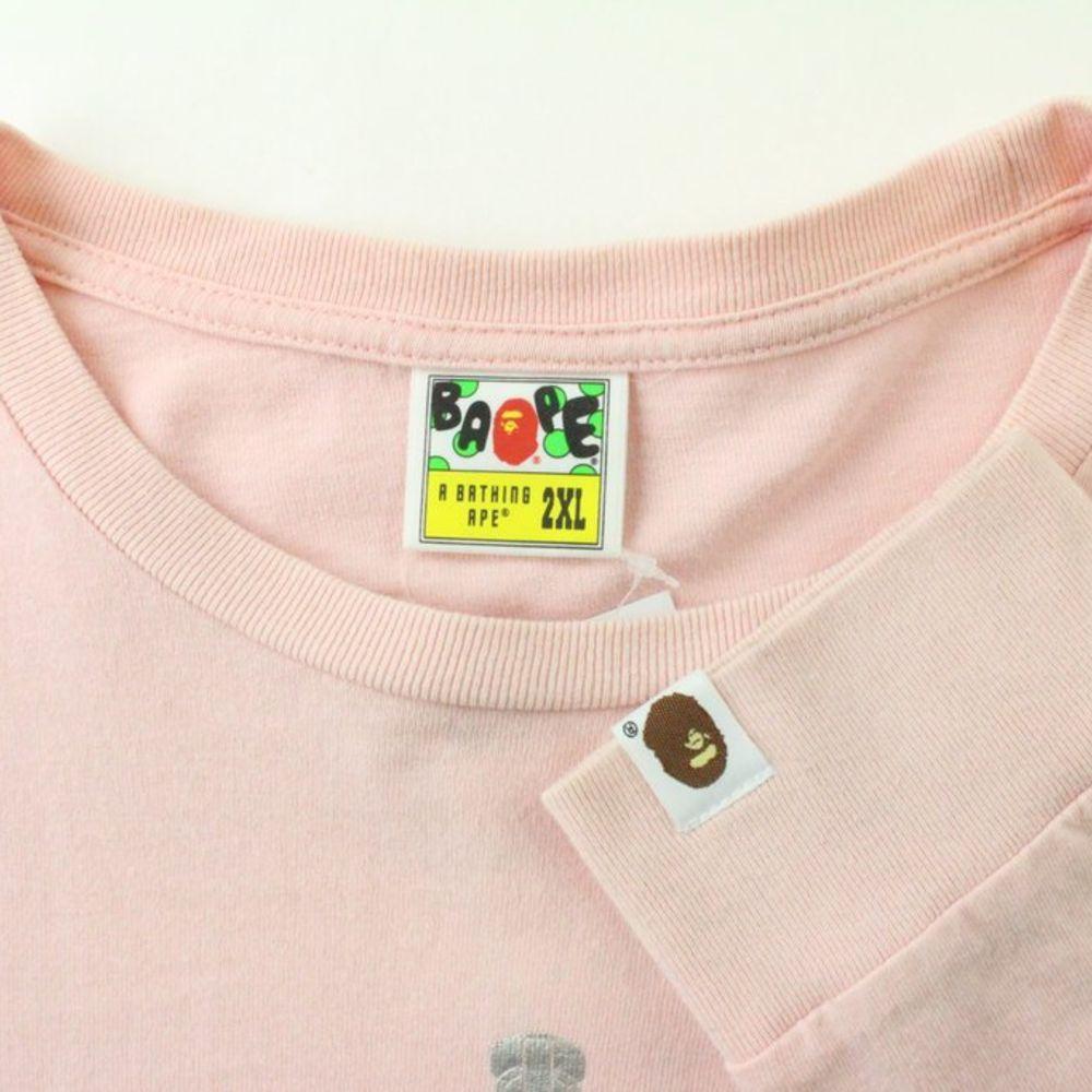 Bape Shark Face LS salmon pink - SaruGeneral
