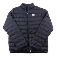 Bape Logo Puffer Jacket Black